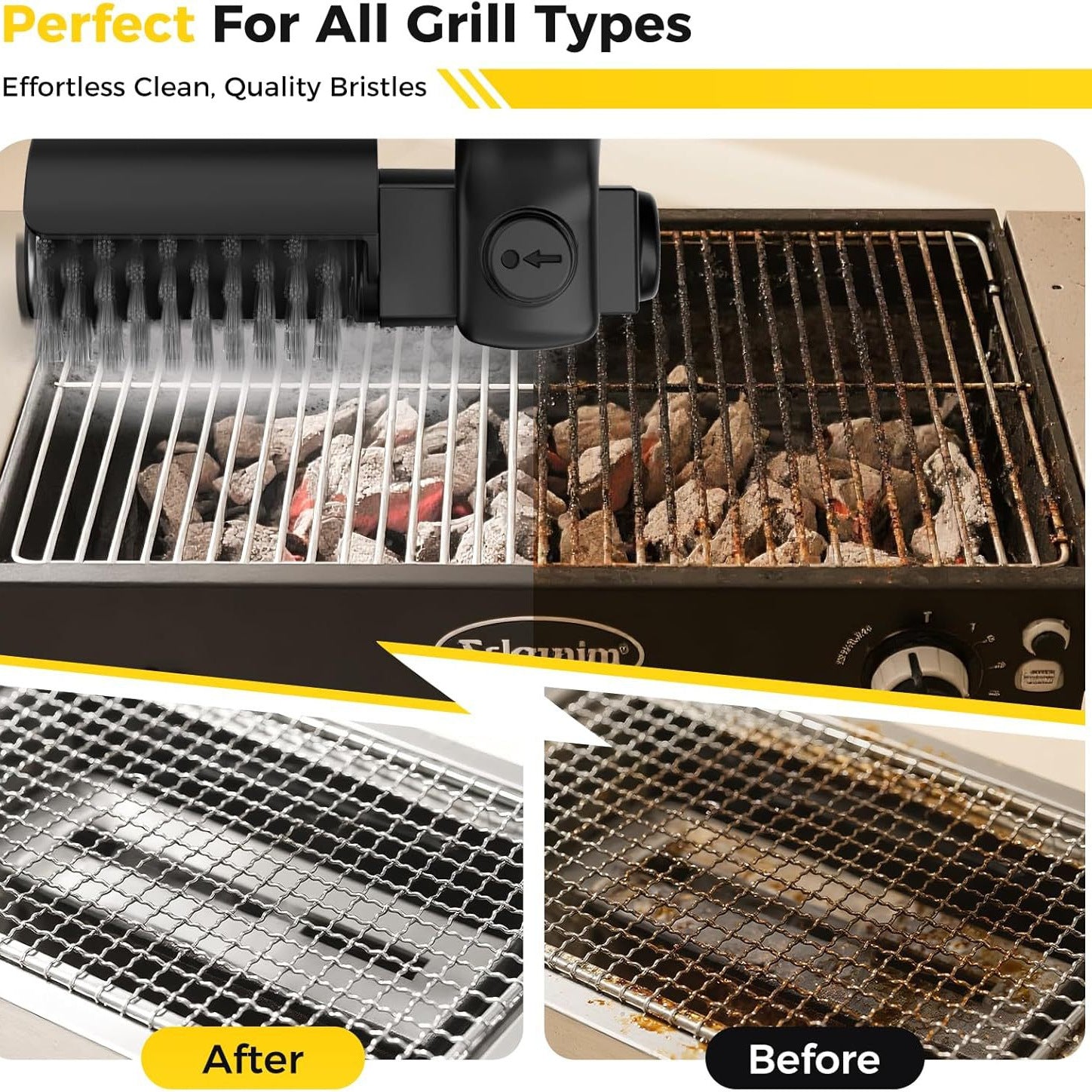 GrillForge™ Electric BBQ Cleaner – Effortless Deep Cleaning in Seconds